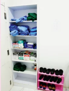 OT dressing Room at Sukumar Dental Clinic